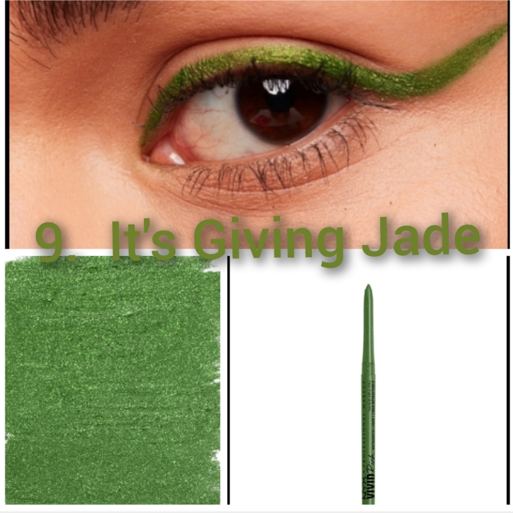 🆕NYX👁️Professional Makeup "Its Giving Jade" (Green) Eyeliner NIP